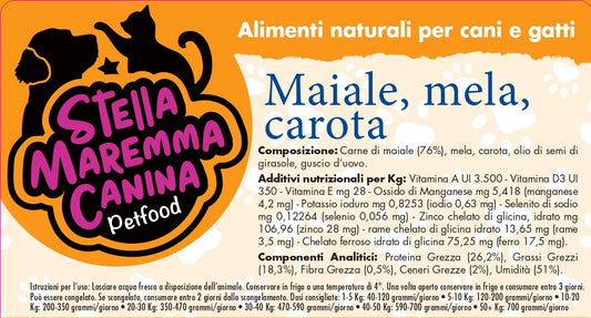Maiale Mela e Carota 320gr