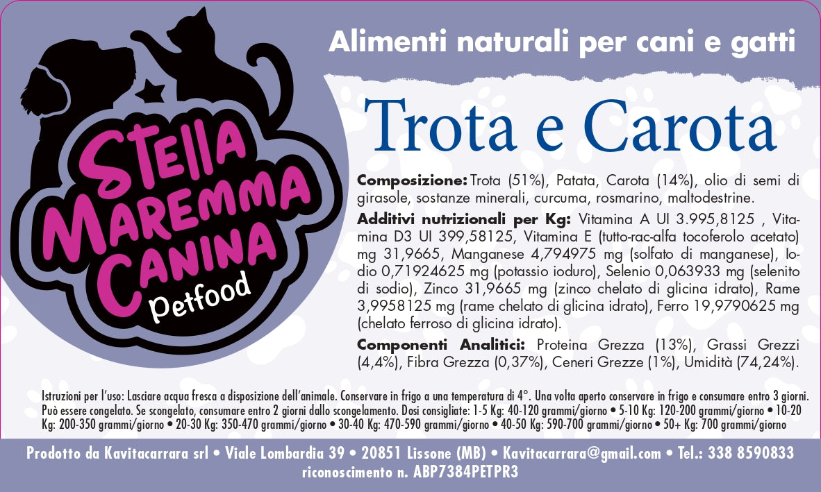 Trota e Carota 320 gr